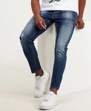 Avenzi Christino Super Slim Fit Denim Jean Mid Wash Size 28