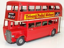 TRIANG MINIC 60M LT DOUBLE DECKER BUS PUSH & GO (404)