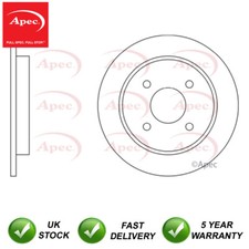 1x Brake Disc Rear Apec Fits