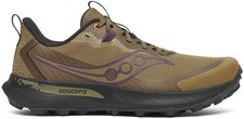 Saucony Peregrine 15 Mens Trail Running Shoes Brown Offroad Cushioned Run Sports