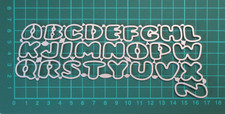 Uppercase Alphabet Metal Die /