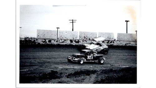 1950s dirt track race car - track,
