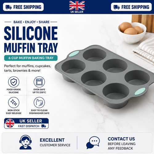 Deep and jumbo muffin - jumbo, 6