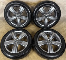19'' GENUINE VW TIGUAN VICTORIA MK2 ALLOY WHEELS TYRES ALLOYS 5NA601025C