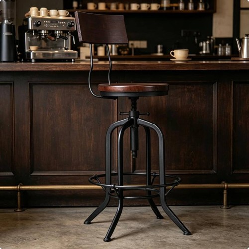 Industrial swivel stool retro - swivel,