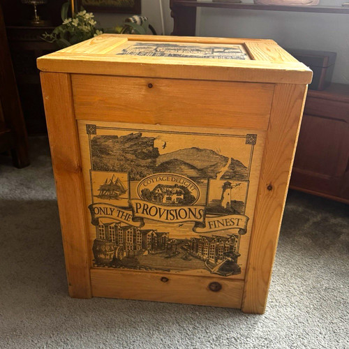Wooden storage box - box, &
