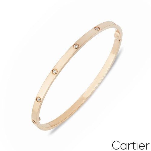 Cartier rose gold full diamond - rose,