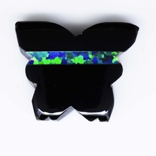 24.65 Cts Natural Fire Opal On Black Onyx Doublet Fancy IGL Certified Gemstone