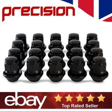 20 x Black Ford Mondeo ST220 Wheel Nuts for Original Equipment Ford Alloys