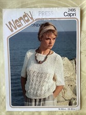 Wendy Capri knitting pattern