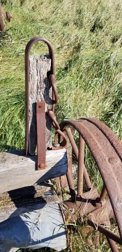 Two antique farm - two,