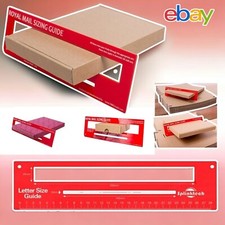 Royal Mail Postal Template Large Letter letter Template Size Guide Postage