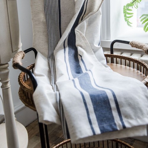 Cotton linen stripe - cotton,