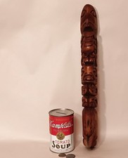 '70s CEDAR vtg wood carving