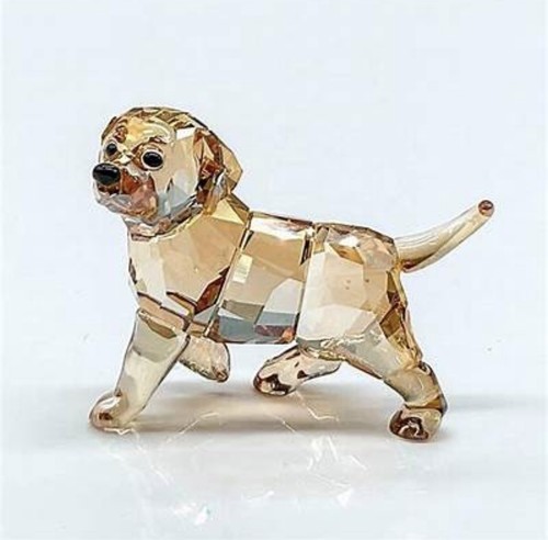 Swarovski golden retriever - golden,