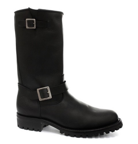 Mens real leather - military, hi