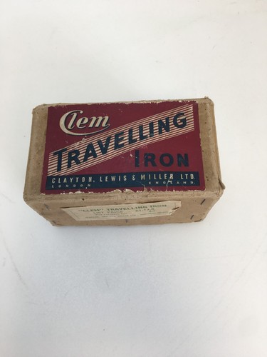 Vintage clem travelling iron - vintage,