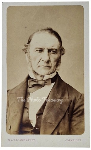 Cdv william ewart gladstone - cdv,