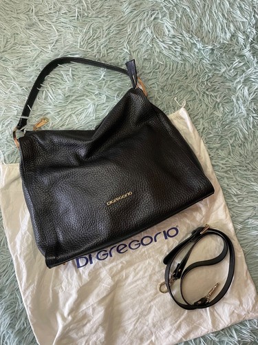 Gregorio black leather - black, hobo