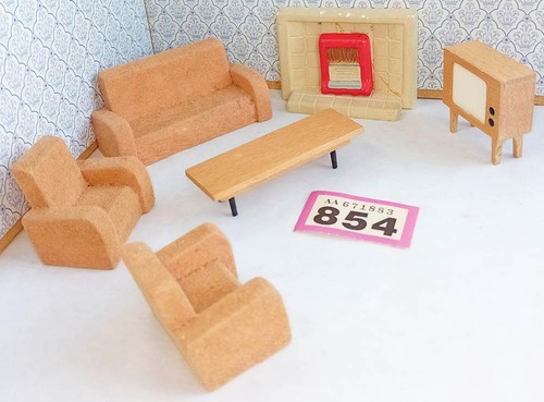 Vintage dol toi doll house - vintage, doll's