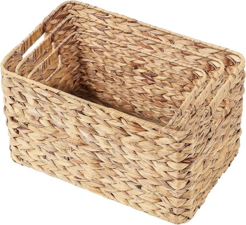 Water hyacinth basket with - bh,
