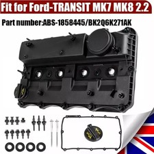 ?FOR FORD TRANSIT MK7 MK8 2.2 ROCKER CAM COVER WITH SEALS &INJECTOR SEALS BOLTS