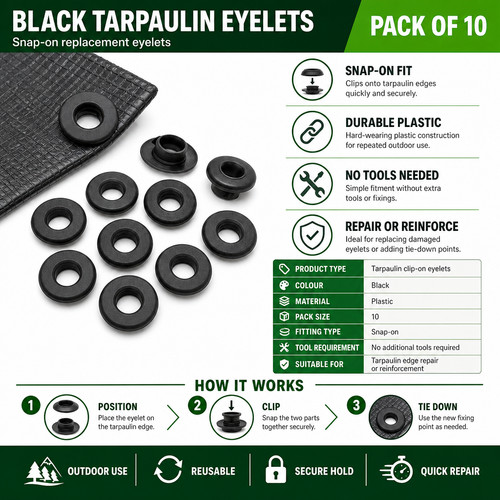 Tarpaulin clips tarp - clips, fasteners