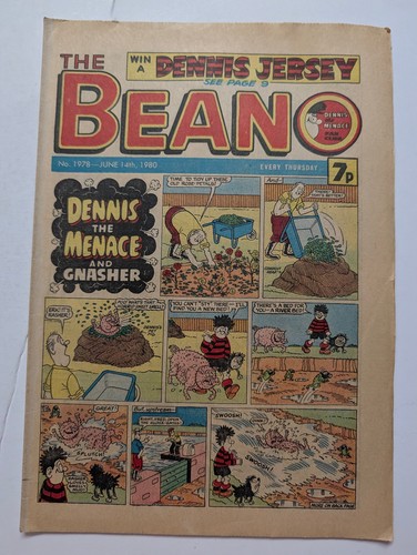 Beano comic 1978 june 14th - comic, 1978,