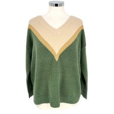 Aaron & Amber Chevron V-Neck