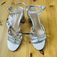 Zara Silver Metallic Shoes
