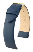 Hirsch Toronto 18 mm blue watch strap, length L