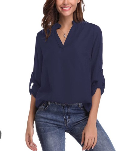 Womens chiffon ladies blouse - chiffon,