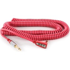 Vox Premium Vintage Coil 9m Electric Guitar Cable, Red VCC090RD