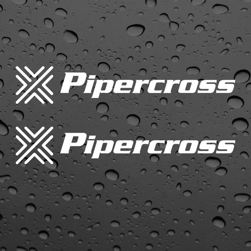 Pipercross pair stickers - pipercross,