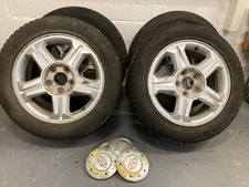 4 x Hyundai S-Coupe Alloy Wheels and Winter Tyres 205/55R16 Good tread on Tyres