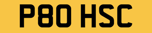 Porsche 911 carrera - reg, number