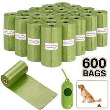 600 Dog Poop Bags Rolls Poo