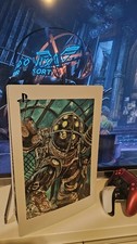Hand-Painted Fine Art PS5 Faceplate — BioShock: Big Daddy & Little Sister Edit
