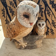 Vintage Ceramic Owl Figurine By Leonardo. 5.5" Tall Great Condition