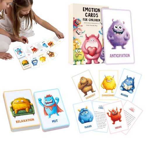 Emotional monsters snap card - monsters,