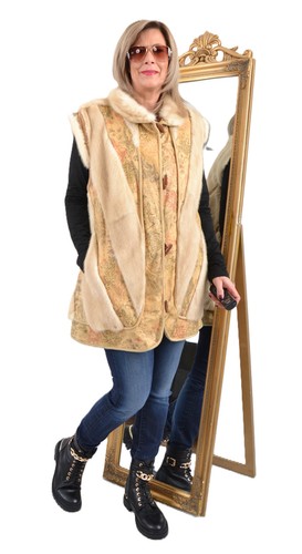 Us5765 real mink - real, vest
