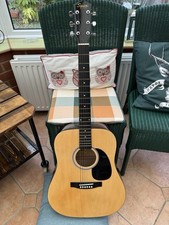 Full size Squier by Fender Acoustic Guitar Model 039-0300-021 VGC Beautiful Tone