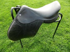 Shires Optimus  GP Saddle 17” Black Leather