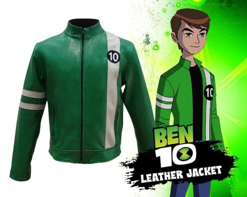 Ben green leather jacket - ben,