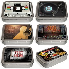 Personalised Tobacco Tin Music