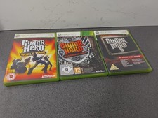 3 X Guitar Hero Games On the Xbox 360