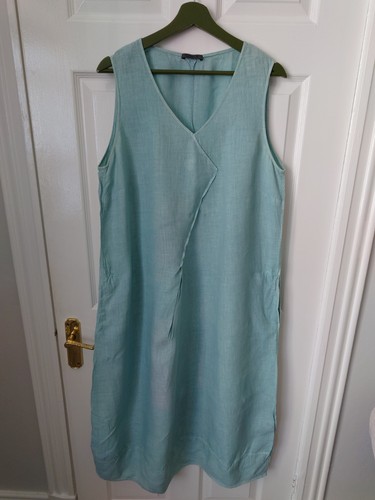 Oska 100 linen midi dress - oska,