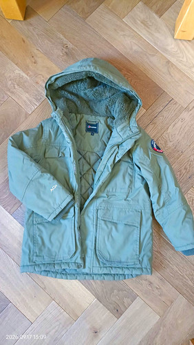 Berghaus green hooded parka - green,