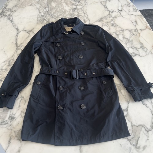 Burberry mens black - trench, in