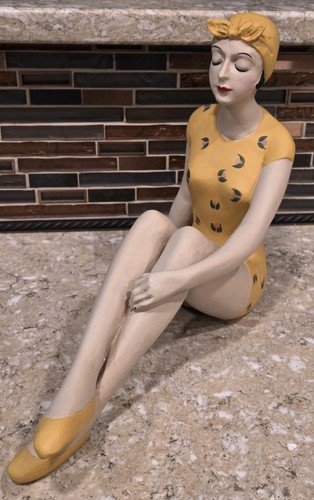 1920 bathing beauty figurine - beauty,